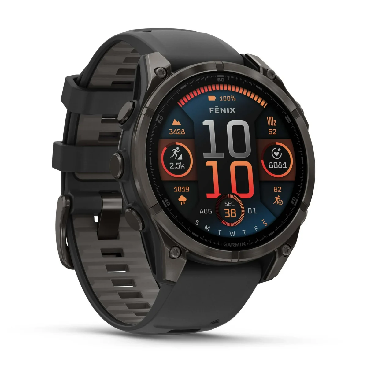 Fenix 8 Amoled Sapphire  – 47 MM Titanium with Vented titanium - Image 2